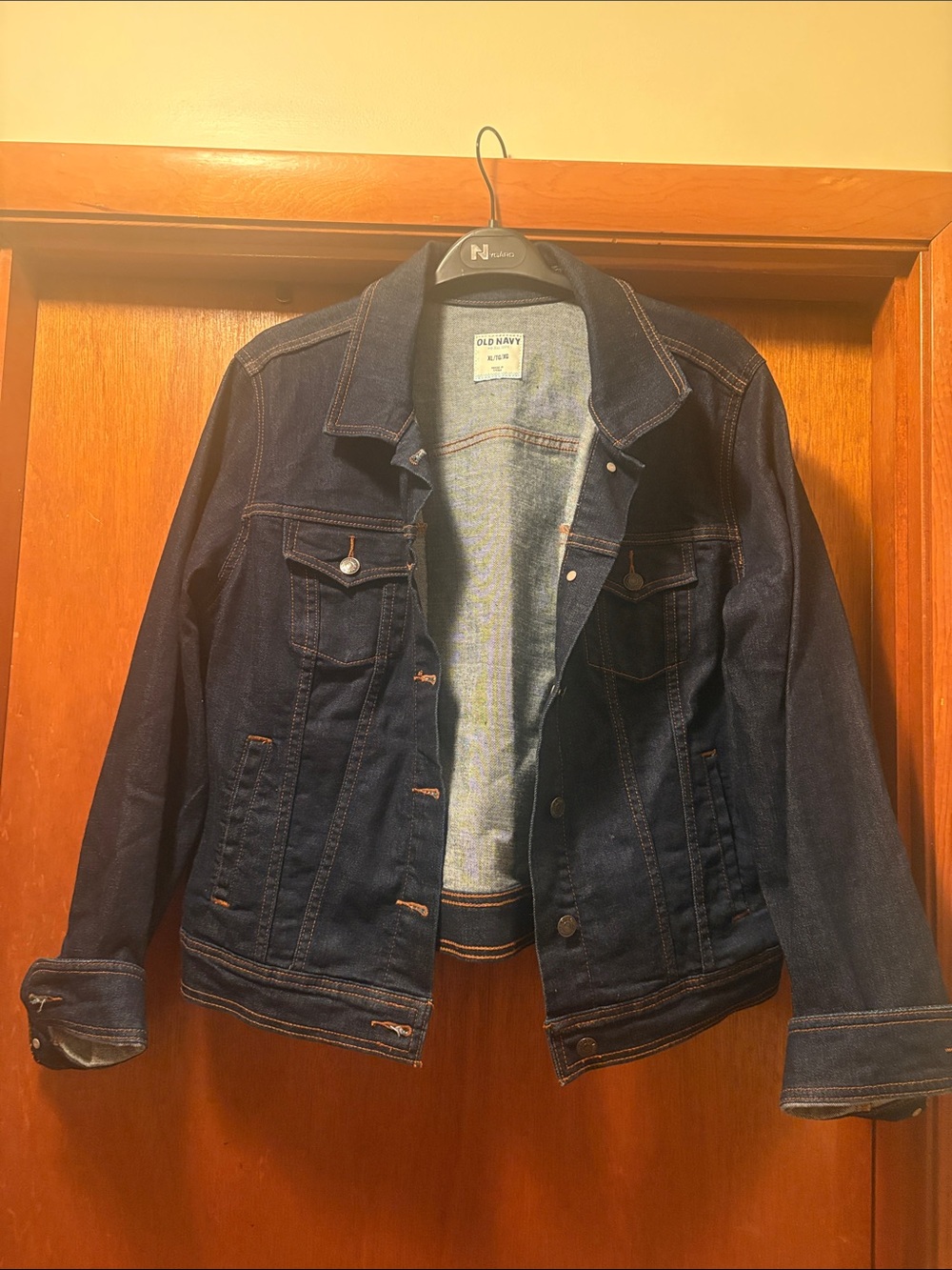 Old Navy Unisex Dark Blue Denim Jacket
